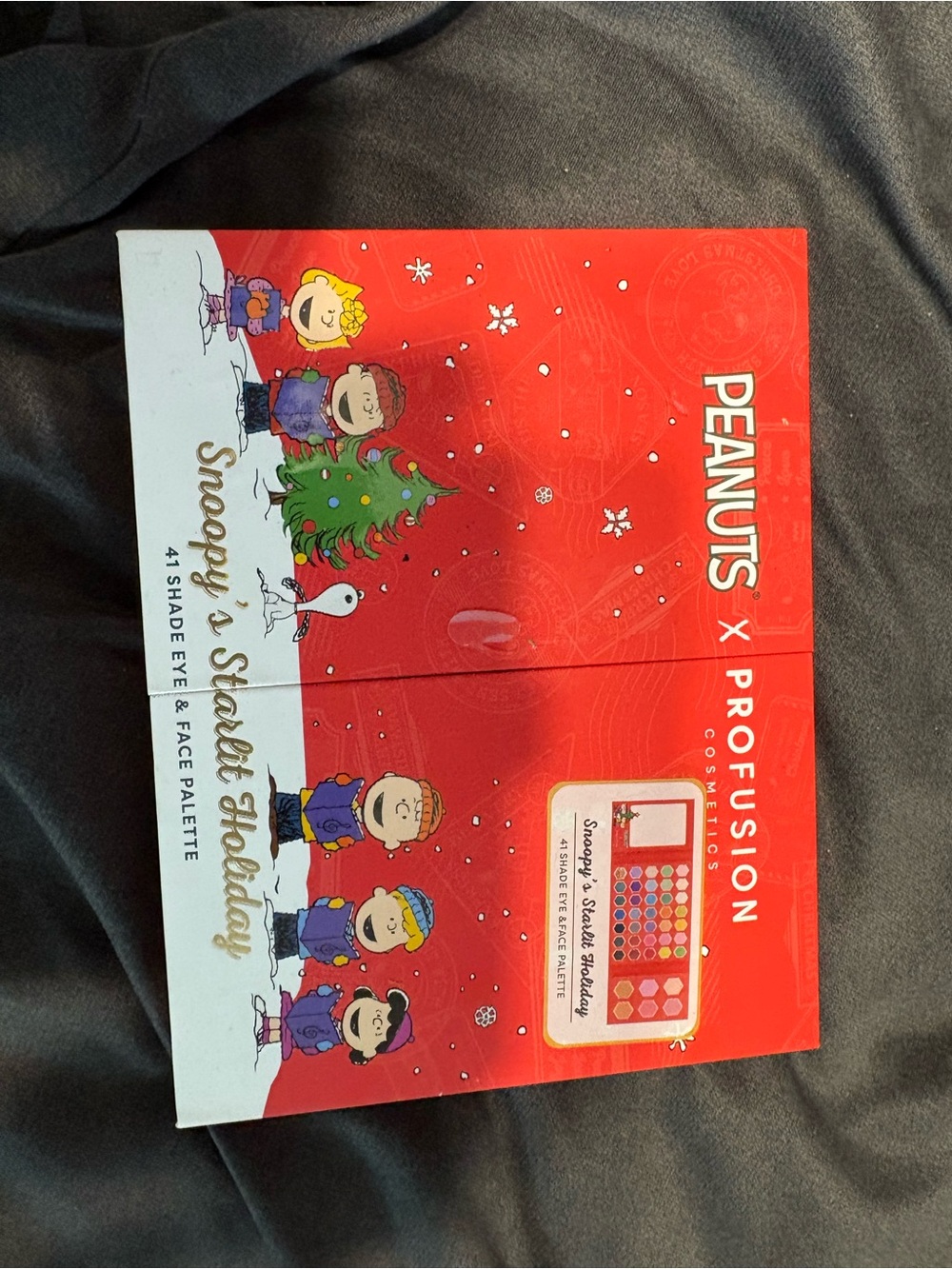 Profusion Cosmetics Peanuts Holiday Palette - Red and White